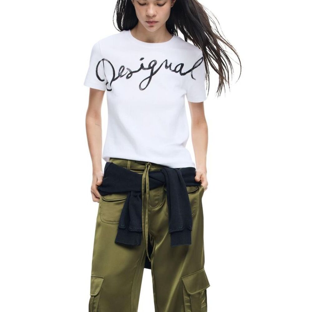 Desigual White Cotton Women's T-Shirt